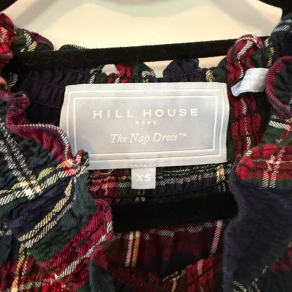 Hill House Plaid Maxi Dress - Navy, Red, Green - Picture 2 of 4